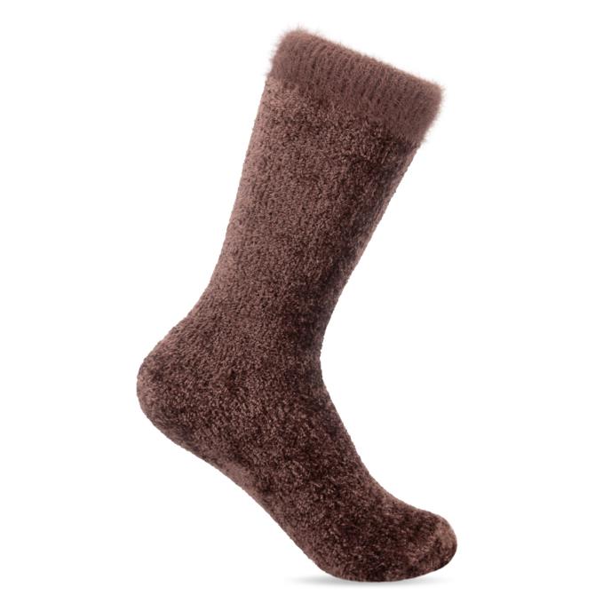 totes toasties® Ladies Super Soft Bed Socks (Twin Pack) Brown / Leopard Extra Image 4